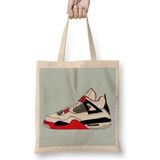 Humuts Air Jordan 13 Retro AJ13 Panda White And Black Basketball Fans Art Bez Çanta