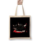 Humuts Air Jordan 5 Fire Red Shoebox Illustration Bez Çanta