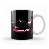 Humuts Air Jordan 5 Fire Red Shoebox Illustration Kupa Bardak