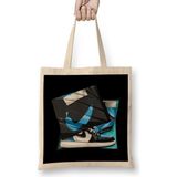 Humuts Air Jordan Blue Retro Sneakers Number One In The World Basketball Bez Çanta