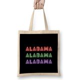 Humuts Alabama- Vintage Retro Style Art Bez Çanta