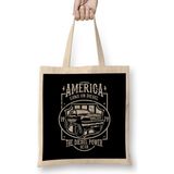 Humuts America Runs On Diesel Truck Bez Çanta