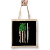 Humuts American Irish Flag Patriotic St Patrick S Day Bez Çanta