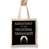 Humuts Assistant To The Regional Manager Tee Funny Office Tee Bez Kadın Günlük Çanta