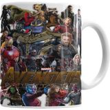 Humuts Avengers Infinity War Exclusiva Nerd Word Beyaz Kupa