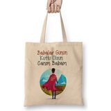 Humuts Babalar Günü Babaya Hediye 0019 Bez Çanta