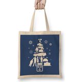 Humuts Back to the Future Christmas Tree Silhouette White Bez Çanta