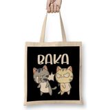 Humuts Baka Anime Slap Japan Cat Anime Japan Baka Kawaii Cats Kedi Bez Uzun Saplı Açık Bej Rengi Çanta