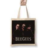 Humuts Bee Gees One Night Only Açık Bej Uzun Saplı Bez Çanta