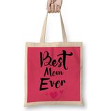 Humuts Best Mom Ever Gifts Anneler Günü 05 Bez Çanta