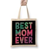 Humuts Best Mom Ever Mom Gifts Anneler Günü Bez Çanta