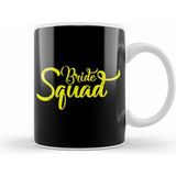 Humuts Bride Squad Cute Bachelorette Wedding Group Party Kupa Bardak