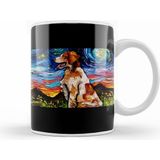 Humuts Brittany Spaniel Night Kupa Bardak