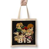 Humuts Bts Chibi Dogpile Bayan Günlük Çanta