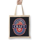 Humuts California Craft Ale Bez Uzun Saplı Açık Bej Rengi Çanta