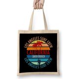 Humuts California Los Angeles Surf Crew Santa Monica Bez Uzun Saplı Açık Bej Rengi Çanta