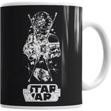 Humuts Camiseta Star Wars Vader Estrela Da Morte Beyaz Kupa