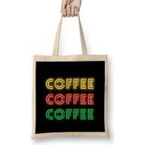 Humuts Cat Funny Coffee Drinks Aart Lover Ggift Quote - Vintage Retro Rainbow Style Bez Kadın Günlük Çanta