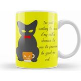 Humuts Cat Funny Coffee Drinks Lover Gift Quote Kupa Bardak