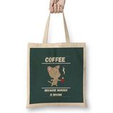 Humuts CAT Funny Coffee Drinks Lover Gift Quote - Vintage Retro Rainbow Style Bez Kadın Günlük Çanta
