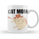 Humuts Cat Mom Gifts Cat Mom Kupa Bardak