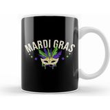 Humuts Celebrating Mardi Gras 2020 Colorful Mask Festive Kupa Bardak
