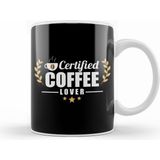 Humuts Certified Coffee Lover Caffeine Addict Kupa Bardak
