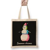 Humuts Christmas Day Snowman Bayan Günlük Çanta