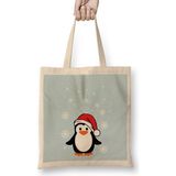 Humuts Christmas Penguin Cute Santa Hat Bez Çanta