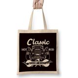 Humuts Classic Hot Rod American Old Cars Automobile Hotrod Garage Bez Çanta