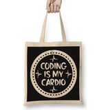 Humuts Coding is My Cardio Fitness Gym Workout Mens Womens 01 Bez Çanta