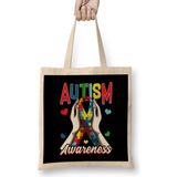 Humuts Colorful Autism Awareness Day Puzzle Ribbon Bez Çanta