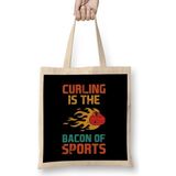 Humuts Curling Bacon Of Sports Curling Player Team Coach Stones Bez Çanta