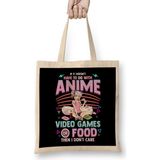 Humuts Cute Anime Gamer Girl Funny Kawaii Japanese Manga Bez Çanta