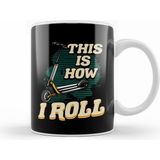 Humuts Cute & Funny This Is How I Roll Rolling Pin Baker Pun Kupa