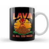 Humuts Cute Lava Is All You Need Volcano Valentines Day Beyaz Kupa