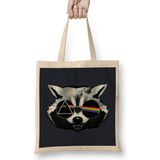 Humuts Dark Side Of Rocket Guardians Of The Galaxy Açık Bej Uzun Saplı Bez Çanta