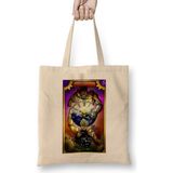 Humuts Dio Brando The World Açık Bej Uzun Saplı Bez Çanta
