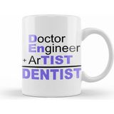 Humuts Doctor Engineer Artist Dentist 032 Kupa