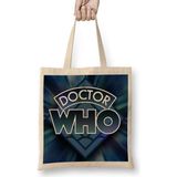 Humuts Doctor Who 2 Açık Bej Uzun Saplı Bez Çanta