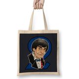 Humuts Doctor Who the Second Doctor Uzun Saplı Açık Bej Bez Çanta