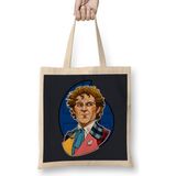 Humuts Doctor Who the Sixth Doctor Uzun Saplı Açık Bej Bez Çanta