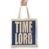 Humuts Doctor Who Time Lord Uzun Saplı Açık Bej Bez Çanta