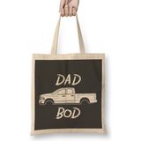 Humuts Dodge Ram Pickup Truck Dad Bod Funny Uzun Saplı Açık Bej Bez Çanta
