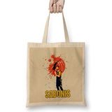 Humuts Domantas Sabonis Vintage Art -Legend Basketball Gift Vintage Retro Style Uzun Saplı Bez Çanta