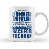 Humuts Dunder Mifflin Rabies Awareness Race For The Cure Beyaz Kupa