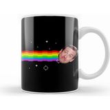 Humuts Dwight Schrute Michael Scott Nyan Cat Office Us Beyaz Kupa