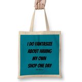 Humuts Ellen Degeneres Quotes Gifts-Vintage Retro Rainbow Style Uzun Saplı Açık Bej Bez Çanta