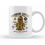 Humuts Enjoy Premium Coffee Espresso Machine Beyaz Kupa