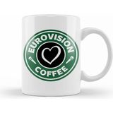 Humuts Eurovision Coffee Beyaz Kupa